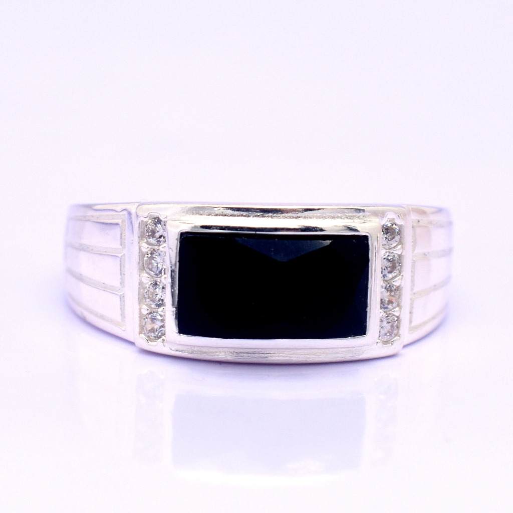 Sera 925 Sterling Silver Engagement Men Ring S-MRGW119-OU
